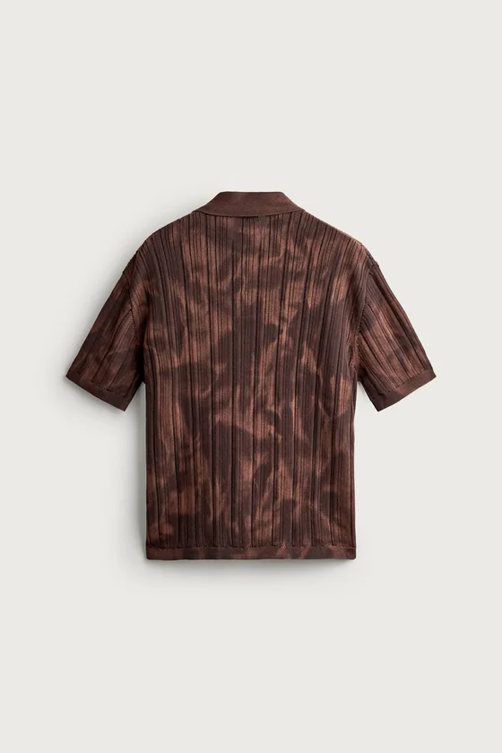 ПОЛО REGULAR FIT С ЭФФЕКТОМ ACID WASH
