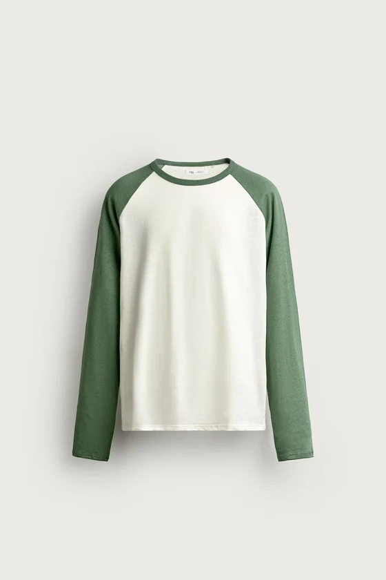 ФУТБОЛКА COLOR BLOCK ИЗ ХЛОПКА И ЛЬНА