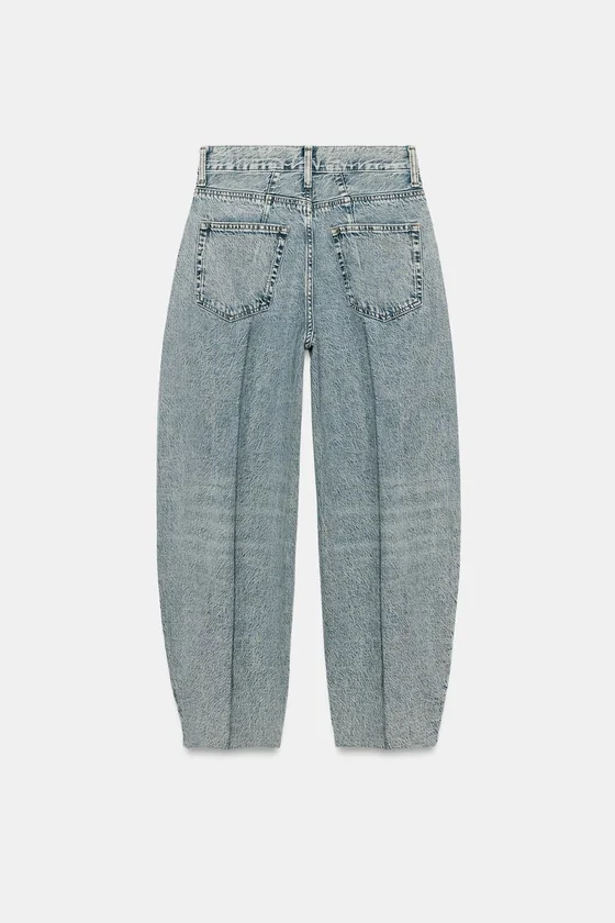 ДЖИНСЫ TAPERED С ВЫСОКОЙ ПОСАДКОЙ — ZW COLLECTION