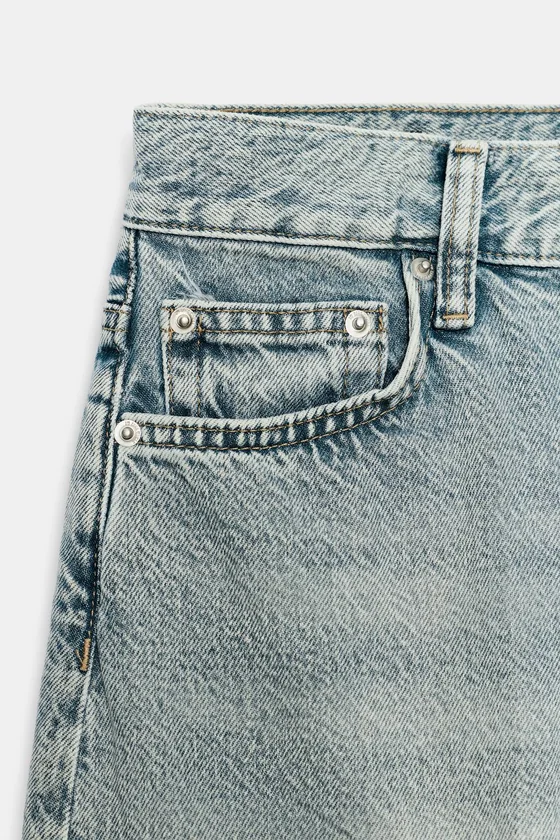 ДЖИНСЫ TAPERED С ВЫСОКОЙ ПОСАДКОЙ — ZW COLLECTION