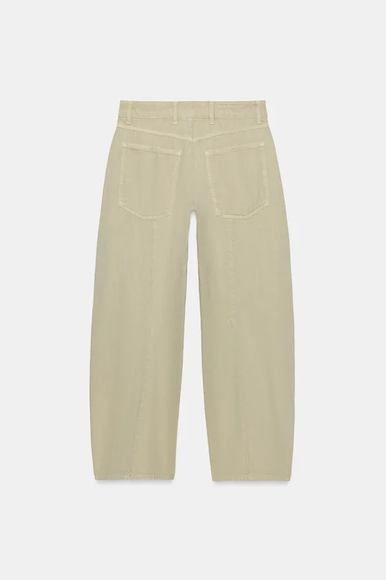 ДЖИНСЫ TRF CHINO BARREL СО СРЕДНЕЙ ПОСАДКОЙ