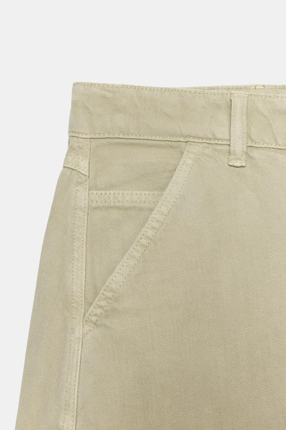 ДЖИНСЫ TRF CHINO BARREL СО СРЕДНЕЙ ПОСАДКОЙ