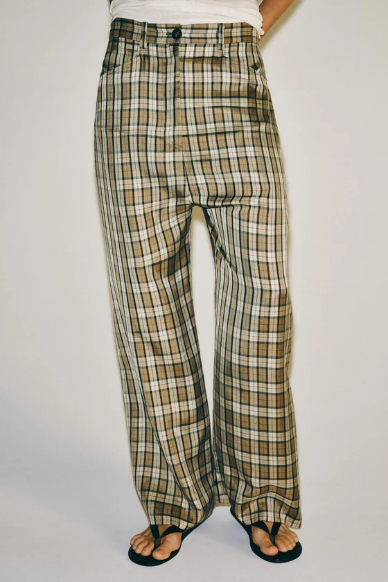 БРЮКИ В КЛЕТКУ — ZW COLLECTION
