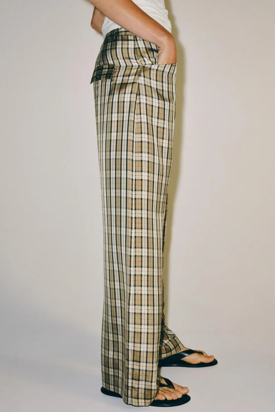 БРЮКИ В КЛЕТКУ — ZW COLLECTION