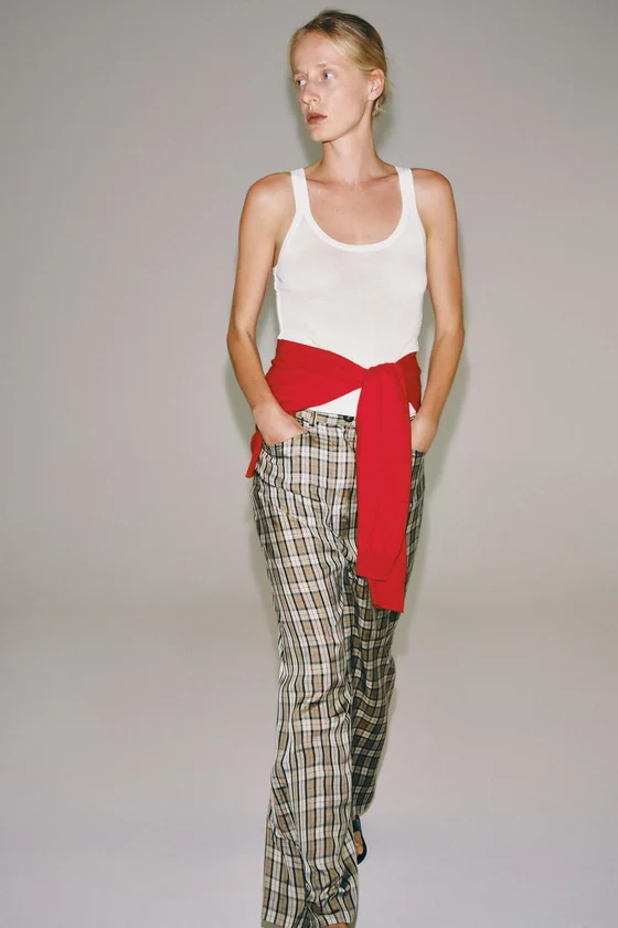 БРЮКИ В КЛЕТКУ — ZW COLLECTION