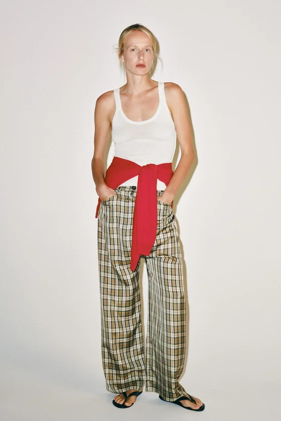 БРЮКИ В КЛЕТКУ — ZW COLLECTION