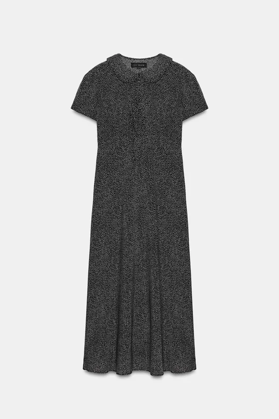 ПЛАТЬЕ МИДИ В ГОРОШЕК — ZW COLLECTION