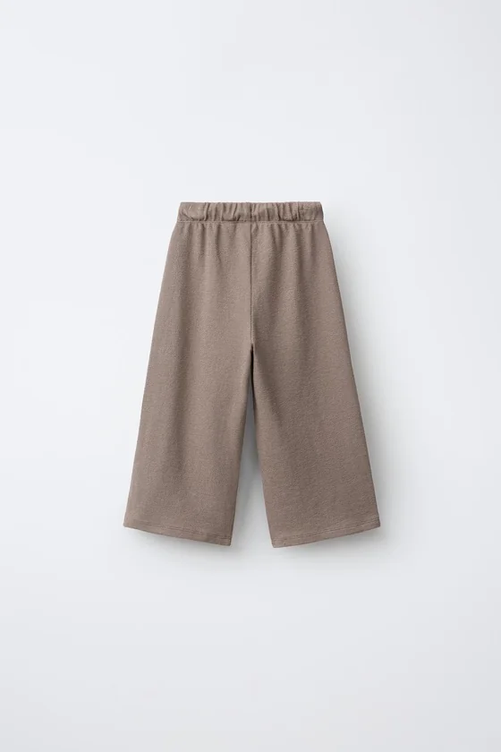 ОДНОТОННЫЕ БРЮКИ WIDE LEG
