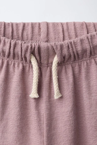 Брюки Wide Leg гладкой текстуры