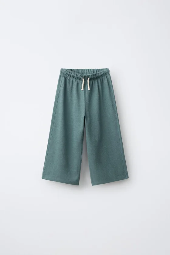 ОДНОТОННЫЕ БРЮКИ WIDE LEG