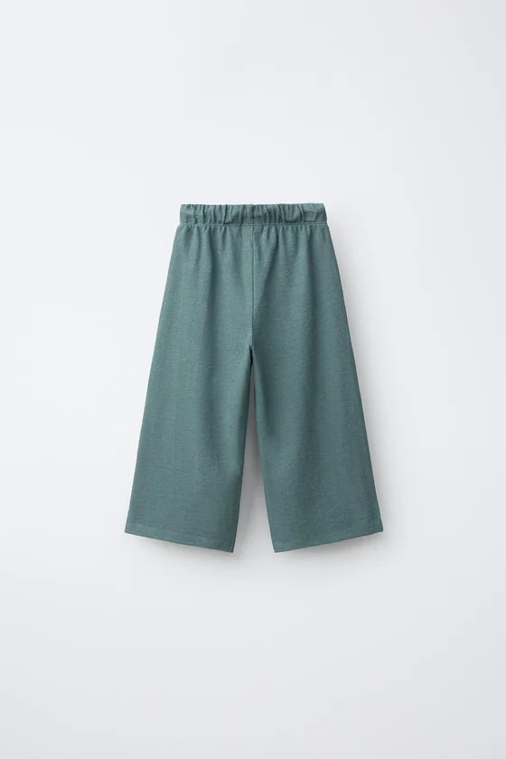 ОДНОТОННЫЕ БРЮКИ WIDE LEG