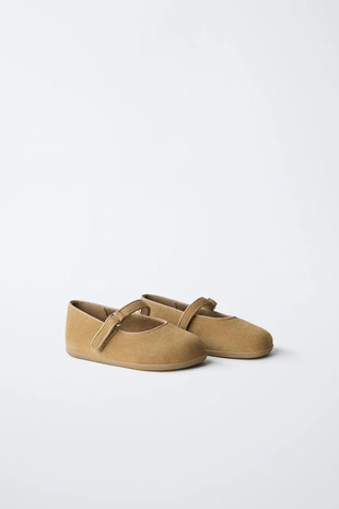 Кожаные балетки Barefoot- Заказать в России