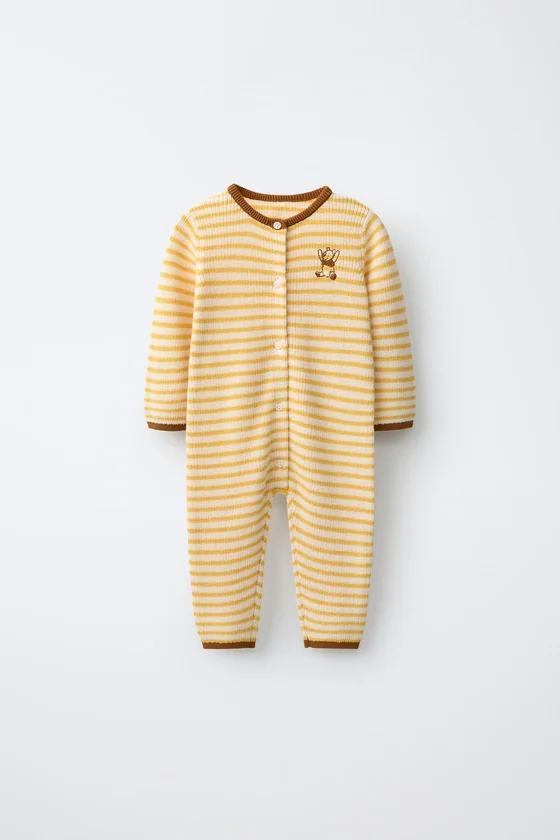 ТРИКОТАЖНЫЙ КОМБИНЕЗОН В ПОЛОСКУ WINNIE THE POOH © DISNEY