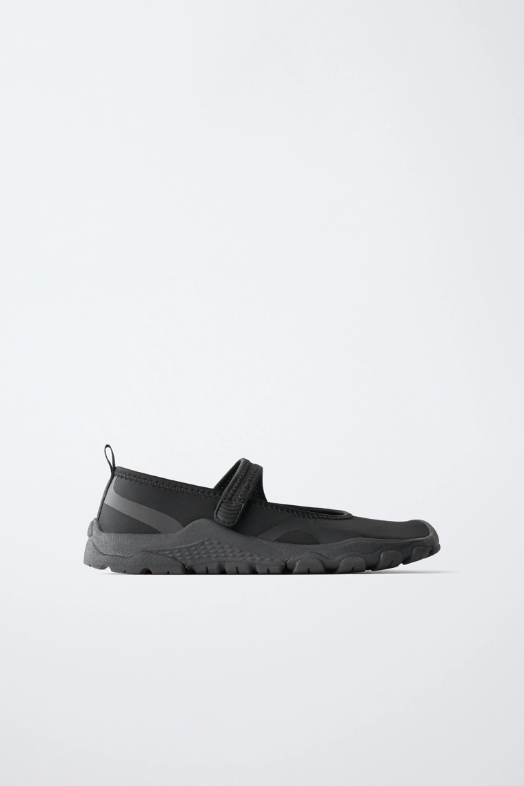 Спортивные балетки barefoot с открытым носком