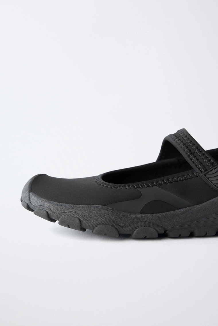Спортивные балетки barefoot с открытым носком