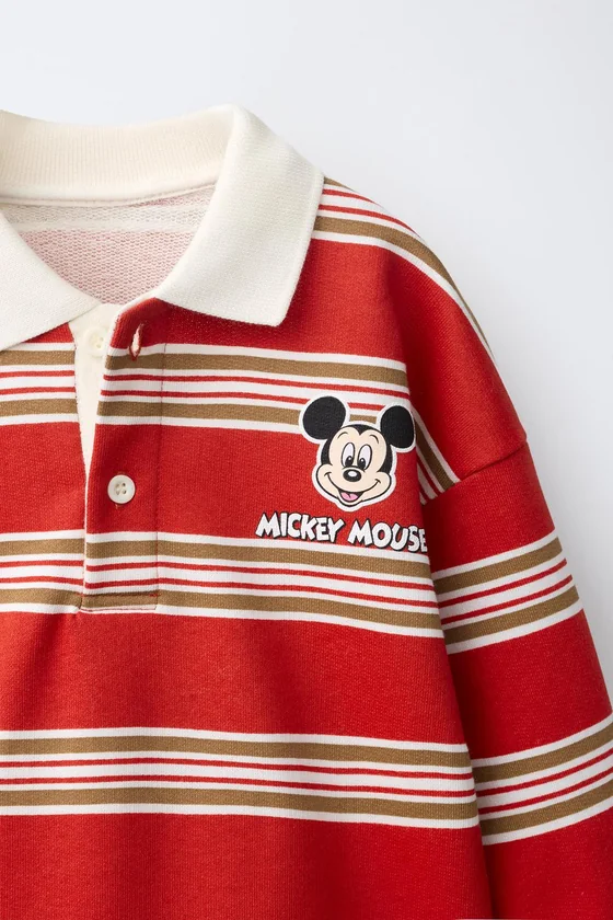 ТОЛСТОВКА ПОЛО В ПОЛОСКУ MICKEY MOUSE © DISNEY