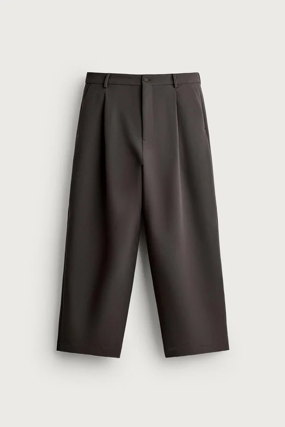 БРЮКИ RELAXED FIT СО СКЛАДКАМИ