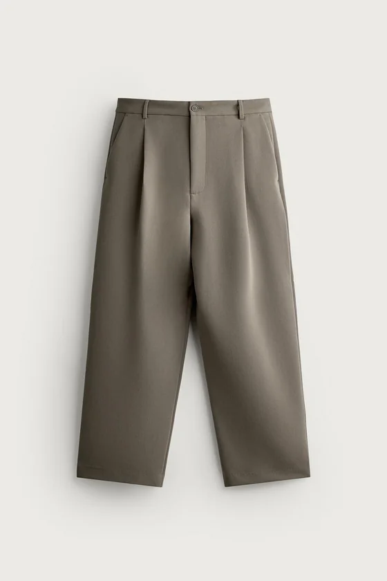 БРЮКИ RELAXED FIT СО СКЛАДКАМИ