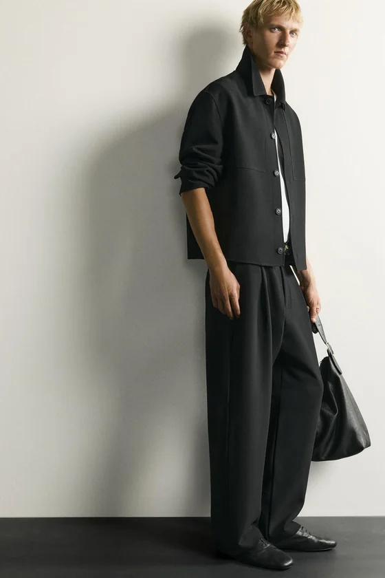 БРЮКИ RELAXED FIT СО СКЛАДКАМИ