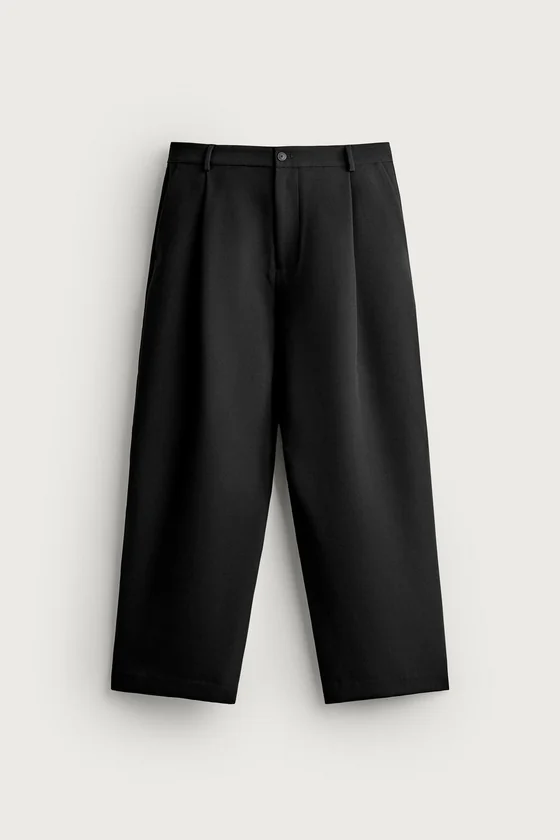 БРЮКИ RELAXED FIT СО СКЛАДКАМИ