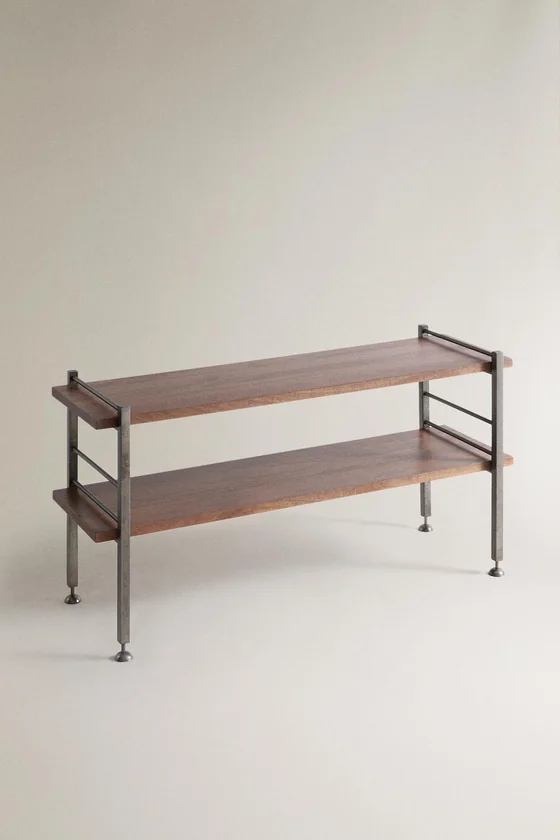 Консоль steel and wood