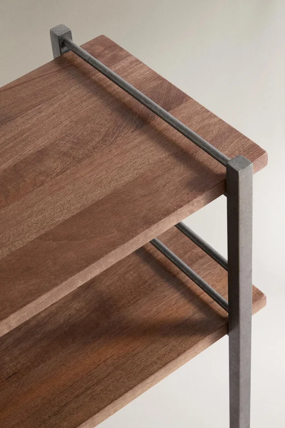 Консоль steel and wood