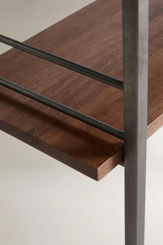 Консоль steel and wood