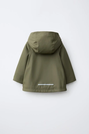 Прорезиненный однотонный дождевик Water Resistant- Заказать в России