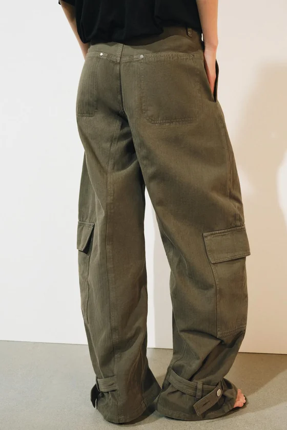 БРЮКИ БАРРЕЛЬ КАРГО — ZW COLLECTION