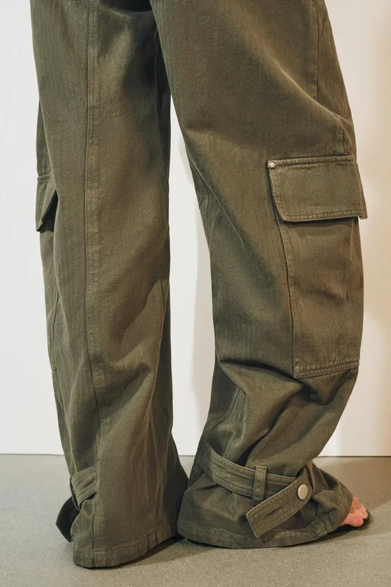 БРЮКИ БАРРЕЛЬ КАРГО — ZW COLLECTION