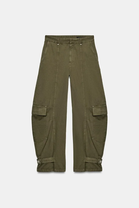БРЮКИ БАРРЕЛЬ КАРГО — ZW COLLECTION