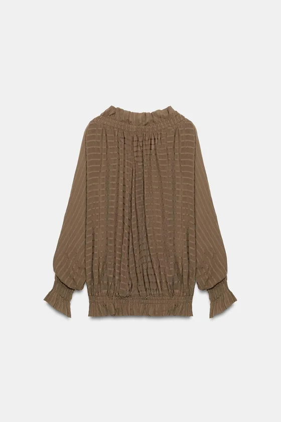 БЛУЗА СО СБОРКАМИ — ZW COLLECTION
