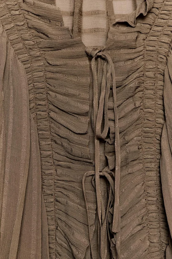 БЛУЗА СО СБОРКАМИ — ZW COLLECTION