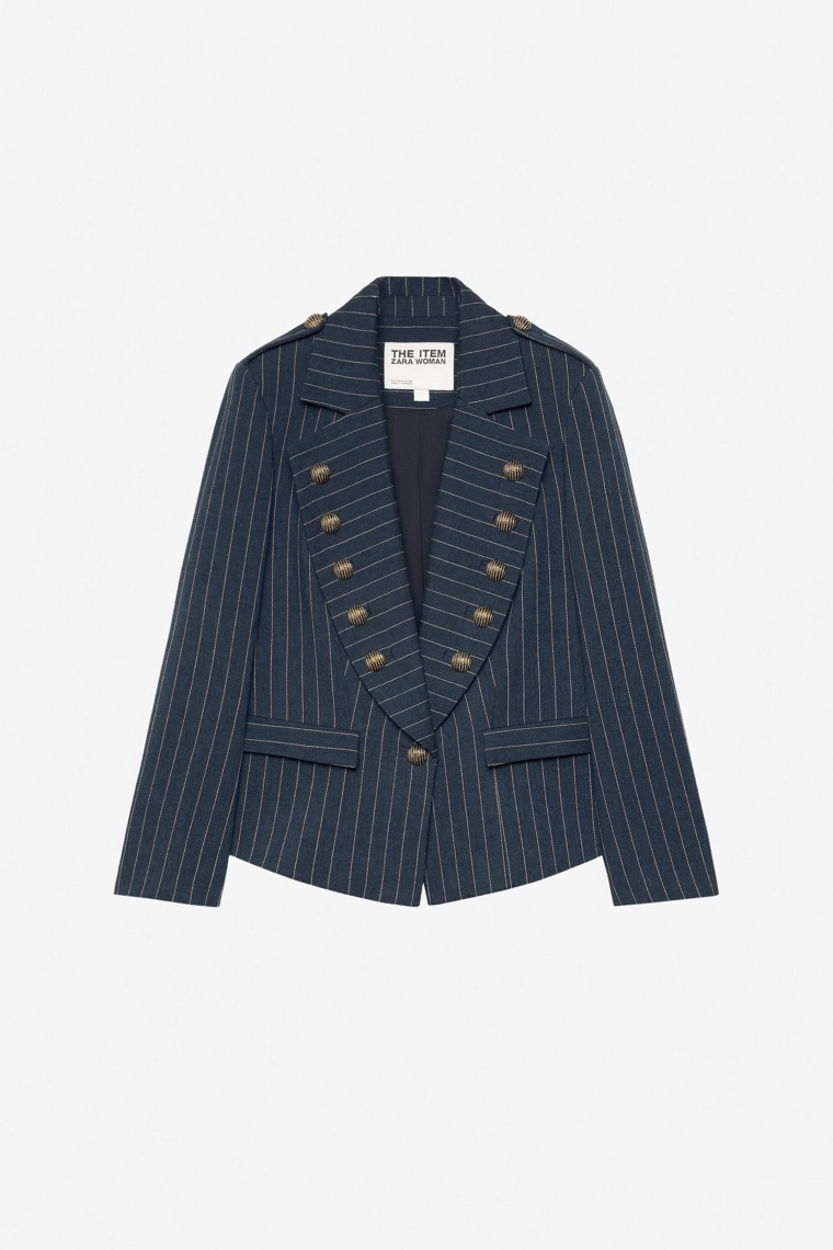 Пиджак в тонкую полоску - товар zara woman