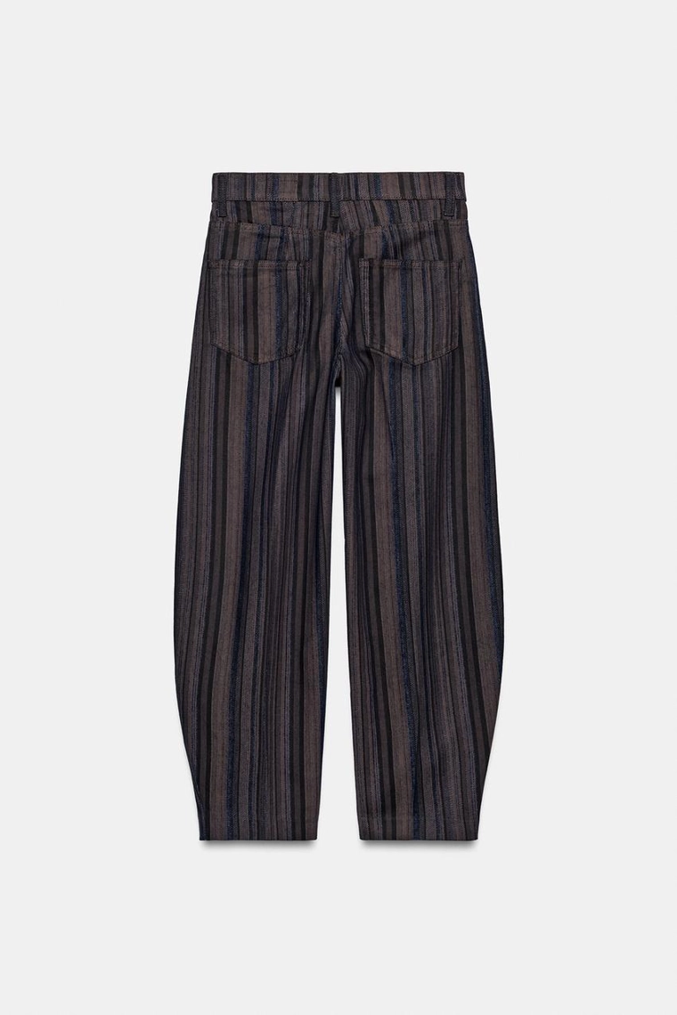 ДЖИНСЫ TAPERED С ВЫСОКОЙ ПОСАДКОЙ — коллекция Zara «ZW»