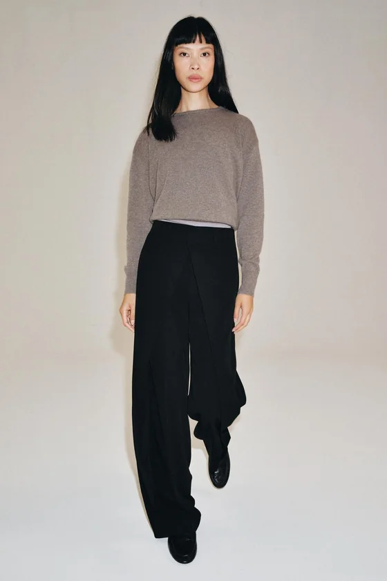 БРЮКИ С ЗАЩИПАМИ СПЕРЕДИ — ZW COLLECTION