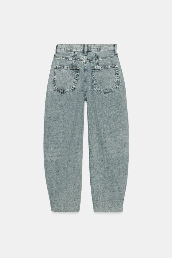 ДЖИНСЫ TAPERED С ВЫСОКОЙ ПОСАДКОЙ — ZW COLLECTION