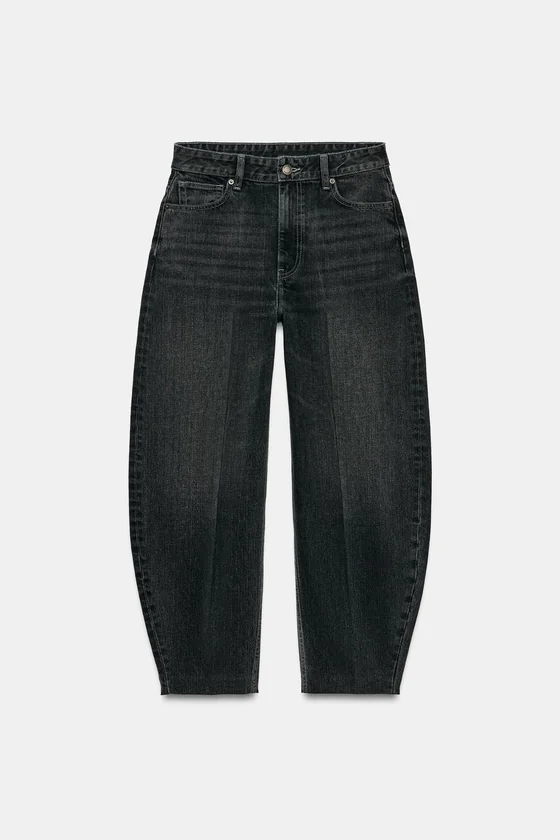 ДЖИНСЫ TAPERED С ВЫСОКОЙ ПОСАДКОЙ — ZW COLLECTION