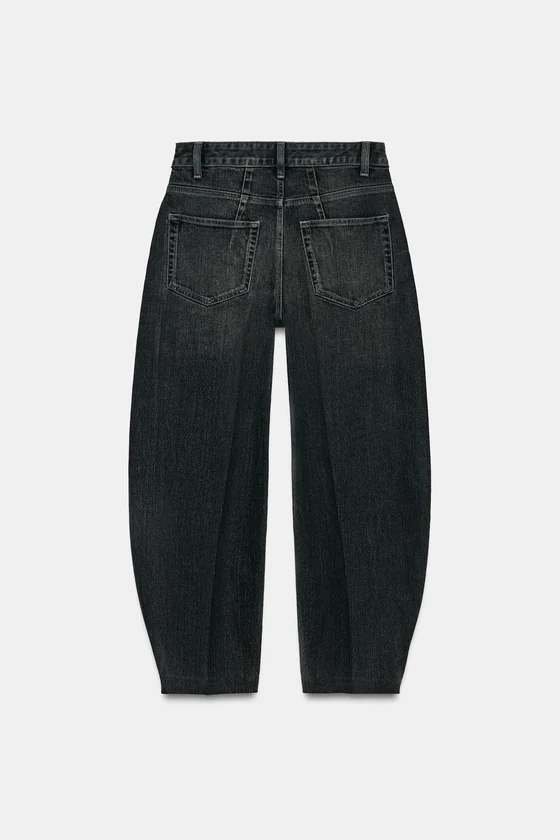 ДЖИНСЫ TAPERED С ВЫСОКОЙ ПОСАДКОЙ — ZW COLLECTION