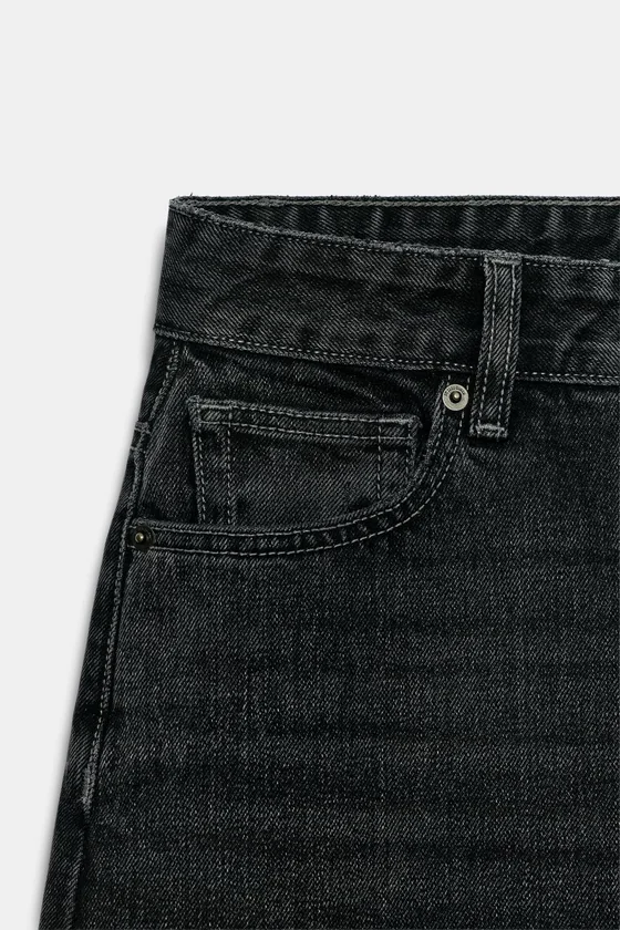 ДЖИНСЫ TAPERED С ВЫСОКОЙ ПОСАДКОЙ — ZW COLLECTION