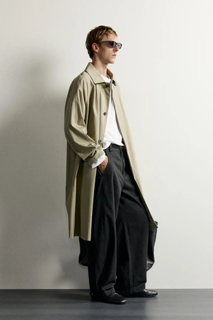 Брюки balloon fit с отворотами