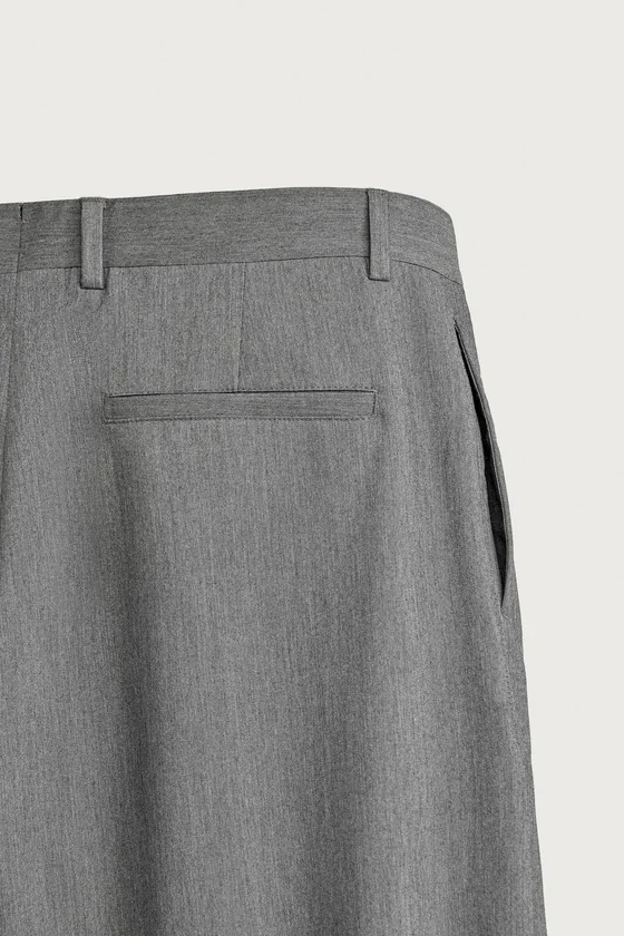 БРЮКИ WIDE-LEG СО СКЛАДКАМИ