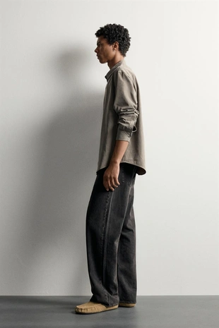 Рубашка струящегося покроя Relaxed Fit