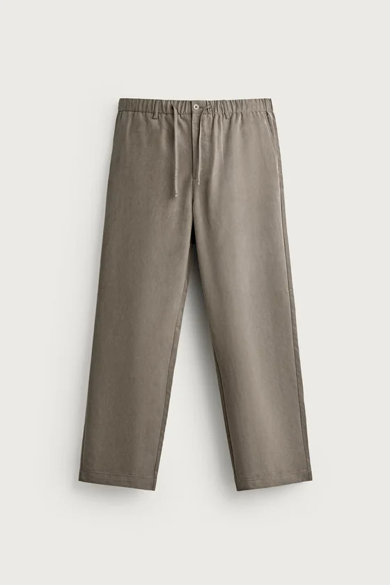 СТРУЯЩИЕСЯ БРЮКИ RELAXED FIT