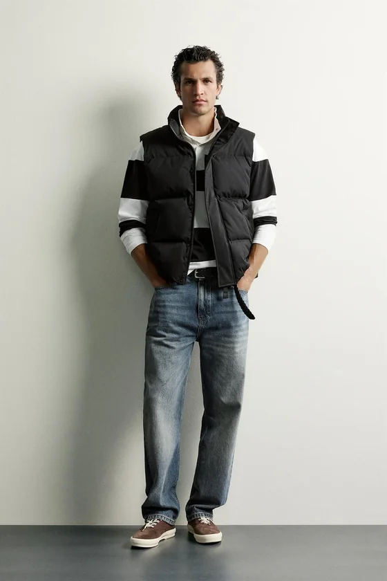 СТЕГАНЫЙ ЖИЛЕТ REGULAR FIT