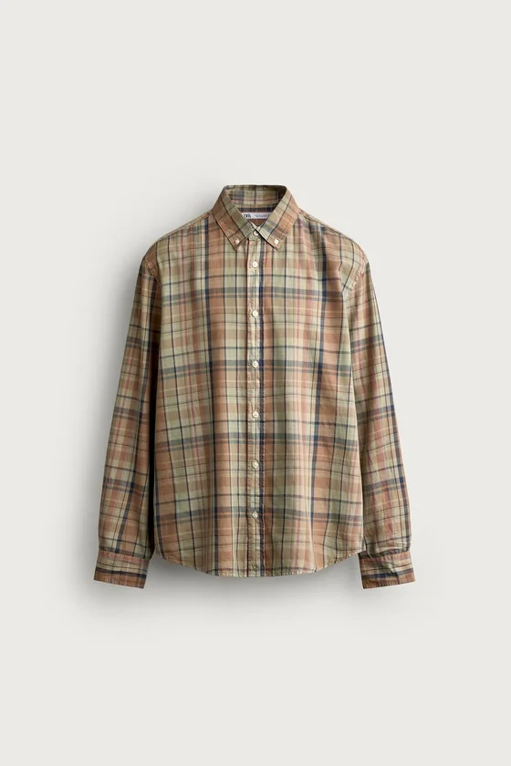 РУБАШКА REGULAR FIT В КЛЕТКУ