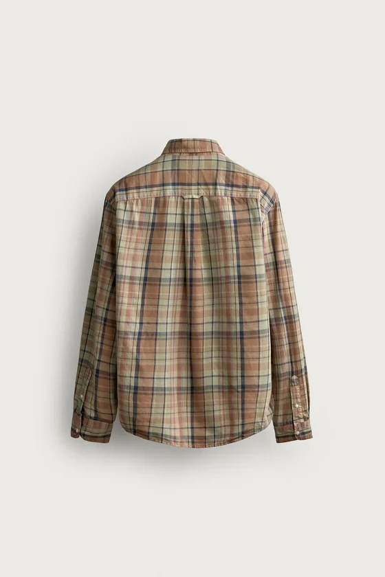 РУБАШКА REGULAR FIT В КЛЕТКУ
