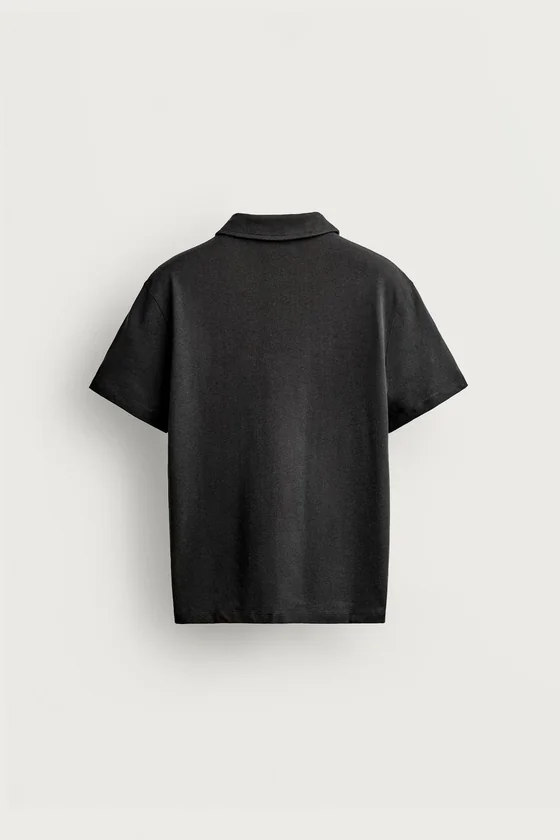 ПОЛО REGULAR FIT ИЗ ЛЬНА И ХЛОПКА