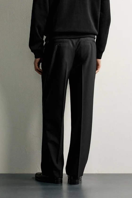 БРЮКИ REGULAR FIT ИЗ 100% ШЕРСТИ