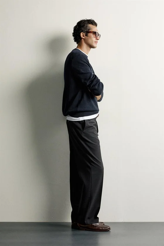 ШЕРСТЯНЫЕ БРЮКИ REGULAR FIT 100%